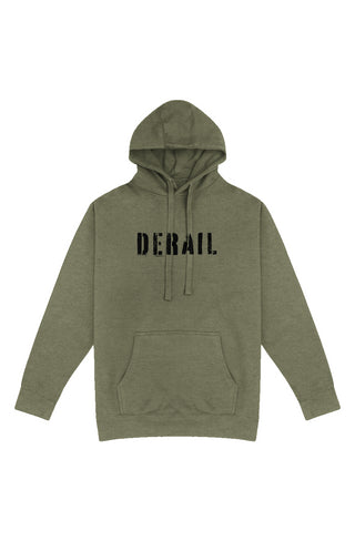 DERAIL Urban Comfort Olive Green Hoodie