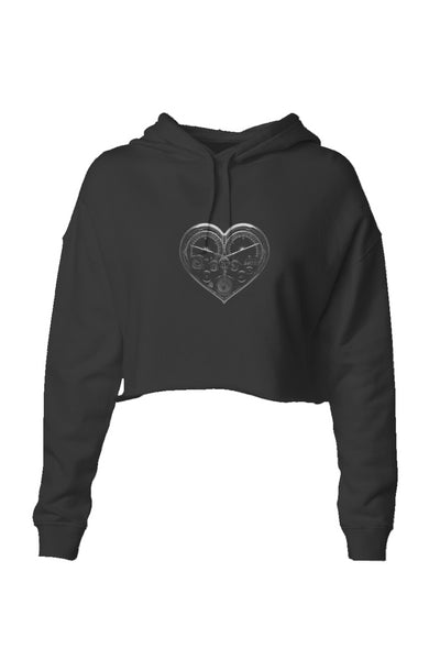 Guaged Crop Hoodie