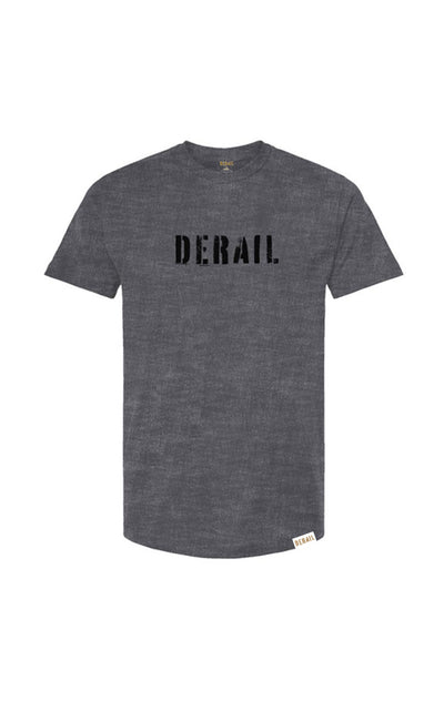 DERAIL Bold Statement Tee Charcoal